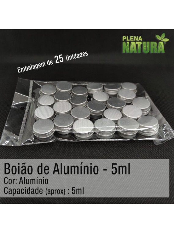 Boião - Alumínio - 5 ml