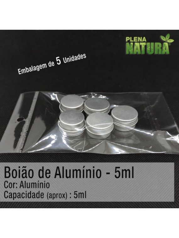 Boião - Alumínio - 5 ml