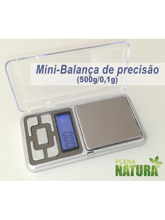 Mini-Balança de Precisão - 500g/0,1g