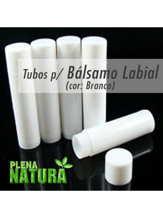 Tubos p/ Bálsamo Labial (Branco)