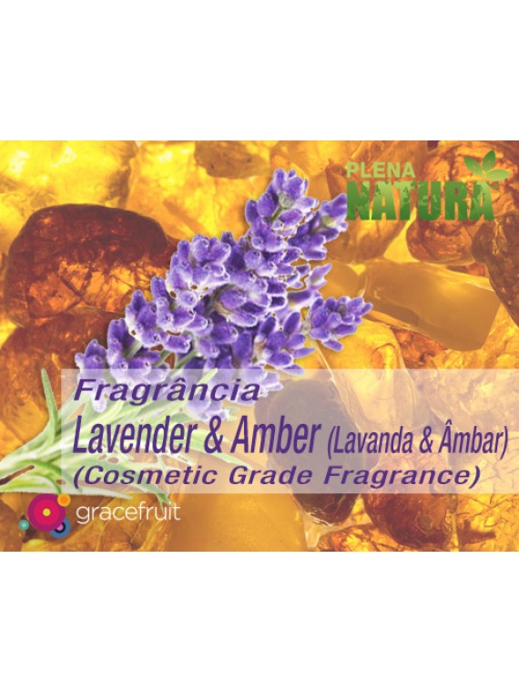 Lavender & Amber - Cosmetic Grade Fragrance Oil (Lavanda e Ambar)