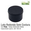 Lata Redonda, sem Costura - Preta - 100ml