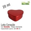 Lata em forma de Coração - Vermelho - 20ml