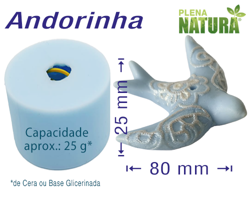 Molde em Silicone - Andorinha - Image 2