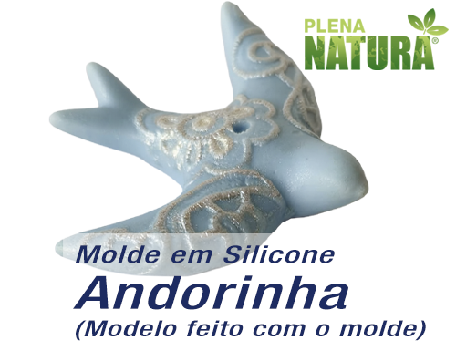 Molde em Silicone - Andorinha