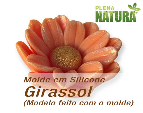 Molde em Silicone - Girassol