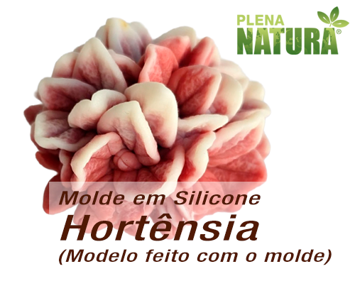 Molde em Silicone - Hortênsia