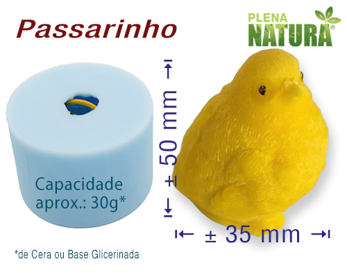 Molde em Silicone - Passarinho - Image 2