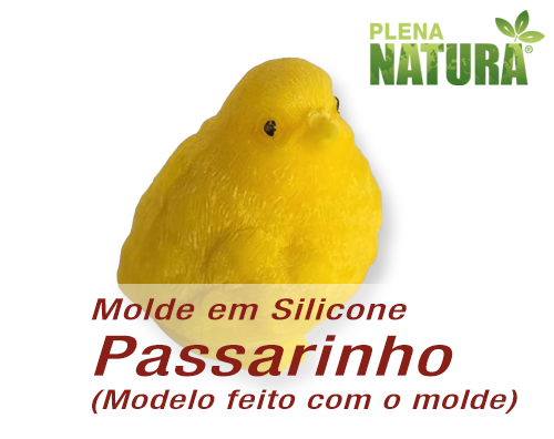 Molde em Silicone - Passarinho