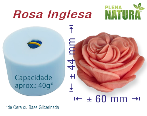 Molde em Silicone - Rosa Inglesa - Image 2