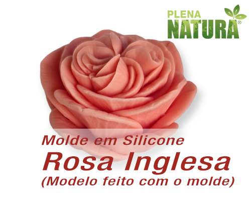 Molde em Silicone - Rosa Inglesa